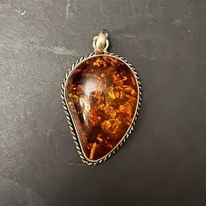 Large Baltic Amber Pendant